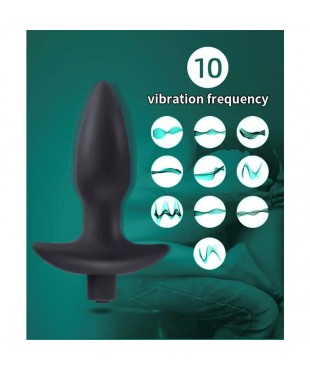 Spear Plug Anal con Vibracion USB Silicona Spear Plug Anal con Vibracion USB Silicona