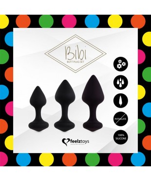 Bibi Set 3 Plugs Anales Negro