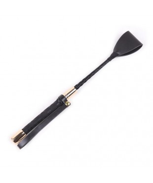 Fusta Clásica Negro y Dorado 30 cm