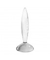 Plug Anal Sparkling Crystal Hot and Cold Transparente