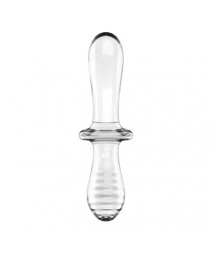 Estimulador de Cristal Double Crystal Hot and Cold Transparente Estimulador de Cristal Double Crystal Hot and Cold Transparente