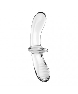 Estimulador de Cristal Double Crystal Hot and Cold Transparente Estimulador de Cristal Double Crystal Hot and Cold Transparente
