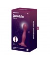 Dildo con Bolas Internas Double Ball R Rojo