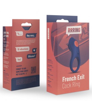 Rring French Exit Anillo para el Pene con Vibracion USB Silicona