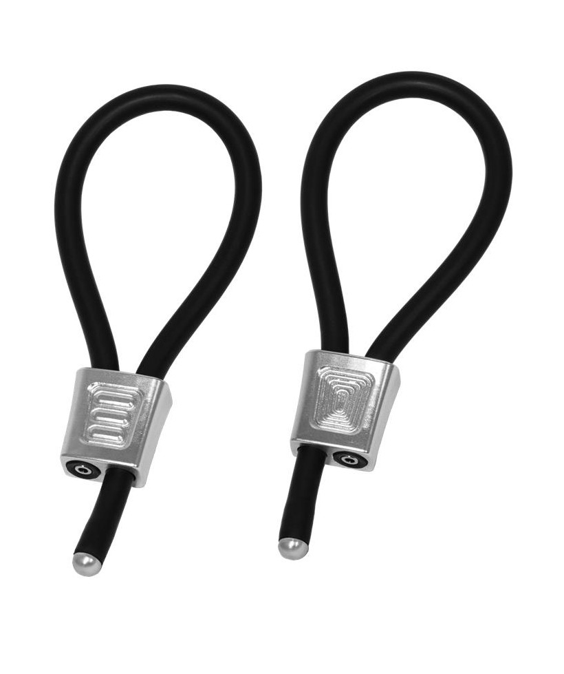 ElectraLoops Prestige Set de 2 Anillos para el Pene Plateado ElectraLoops Prestige Set de 2 Anillos para el Pene Plateado