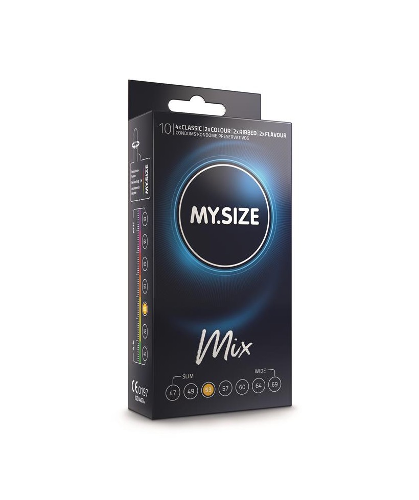 My Size Mix Talla 53 Caja de 10 Uds