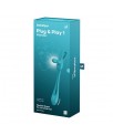 Plug Play 1 Vibrador Anal Flexible Azul