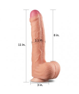 Dildo Nature 11 Dual Layer Natural