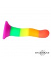 Dildo Color Arcoiris LGBT 18 cm