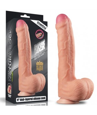 Dildo Nature 11 Dual Layer Natural Dildo Nature 11 Dual Layer Natural
