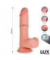 Max Dildo Triple Densidad con Testiculos 82
