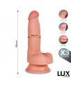 Hans Dildo Triple Densidad con Testiculos 72