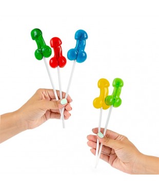 Expositor Piruletas Pene Sabores con Alcohol 40 uds