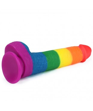 Dildo Prider 9 Silicona Liquida LGBT Dildo Prider 9 Silicona Liquida LGBT