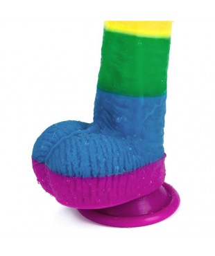 Dildo Prider 9 Silicona Liquida LGBT Dildo Prider 9 Silicona Liquida LGBT