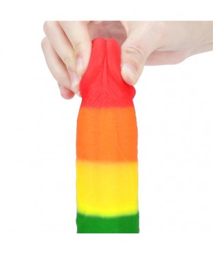 Dildo Prider 9 Silicona Liquida LGBT Dildo Prider 9 Silicona Liquida LGBT