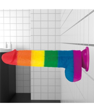 Dildo Prider 9 Silicona Liquida LGBT Dildo Prider 9 Silicona Liquida LGBT
