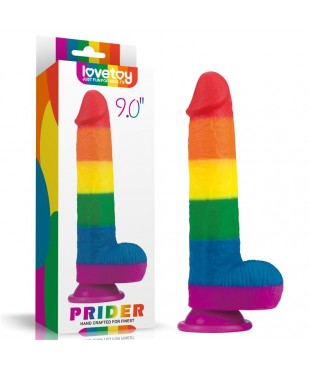 Dildo Prider 9 Silicona Liquida LGBT Dildo Prider 9 Silicona Liquida LGBT