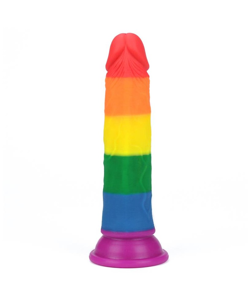 Dildo Prider 7 Silicona Liquida LGBT Dildo Prider 7 Silicona Liquida LGBT