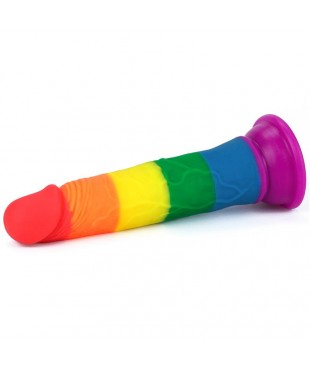 Dildo Prider 7 Silicona Liquida LGBT Dildo Prider 7 Silicona Liquida LGBT