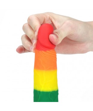 Dildo Prider 7 Silicona Liquida LGBT Dildo Prider 7 Silicona Liquida LGBT