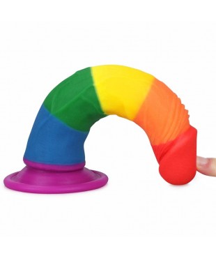 Dildo Prider 7 Silicona Liquida LGBT Dildo Prider 7 Silicona Liquida LGBT