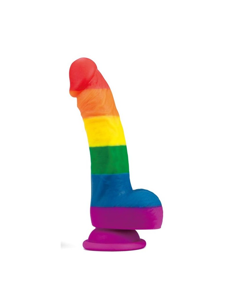 Dildo Prider 8 Silicona Liquida LGBT Dildo Prider 8 Silicona Liquida LGBT
