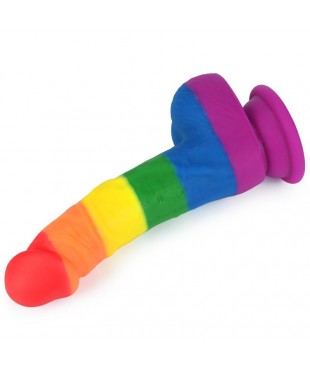 Dildo Prider 8 Silicona Líquida LGBT