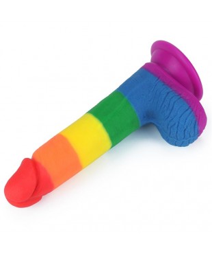 Dildo Prider 75 Silicona Liquida LGBT Dildo Prider 75 Silicona Liquida LGBT
