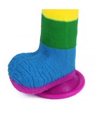Dildo Prider 75 Silicona Liquida LGBT Dildo Prider 75 Silicona Liquida LGBT