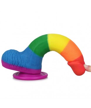 Dildo Prider 75 Silicona Liquida LGBT Dildo Prider 75 Silicona Liquida LGBT