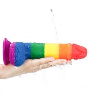Dildo Prider 75 Silicona Liquida LGBT Dildo Prider 75 Silicona Liquida LGBT