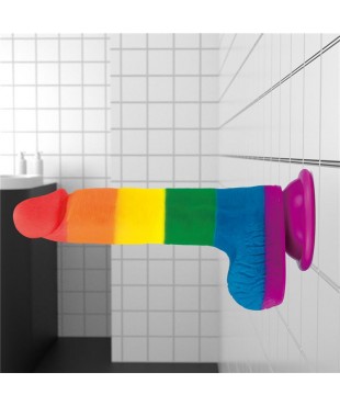 Dildo Prider 75 Silicona Liquida LGBT Dildo Prider 75 Silicona Liquida LGBT