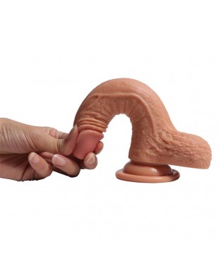 Dildo Silicona Doble Densidad Castiel 19 cm