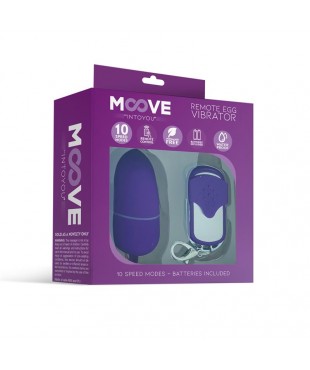 Huevo Vibrador con Contol Remoto Tamaño Mediano Púrpura
