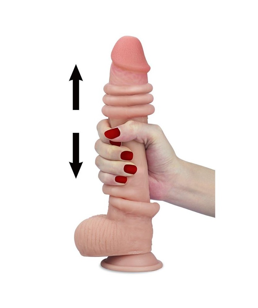Dildo con Piel Retractil 9 Natural Dildo con Piel Retractil 9 Natural