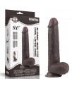 Dildo con Piel Retractil 9 Negro