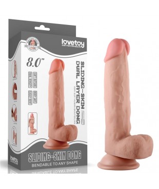 Dildo con Piel Retractil 8 Dildo con Piel Retractil 8
