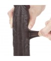 Dildo con Piel Retractil 9 Negro