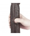Dildo con Piel Retractil 9 Negro