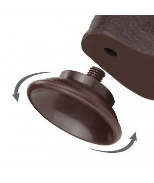 Dildo con Piel Retractil 9 Negro Dildo con Piel Retractil 9 Negro