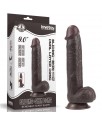 Dildo con Piel Retractil 9 Negro