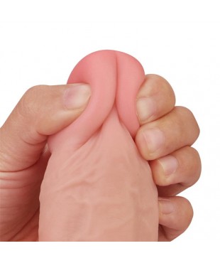 Dildo con Piel Retractil 9 Natural Dildo con Piel Retractil 9 Natural