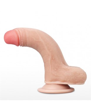 Dildo con Piel Retractil 7 Natural