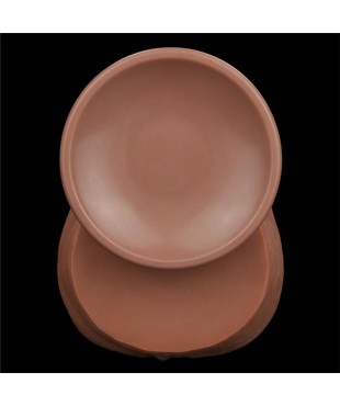 Dildo Dual Density Piel Deslizante Retractil 14