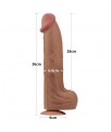 Dildo Dual Density Piel Deslizante Retractil 14