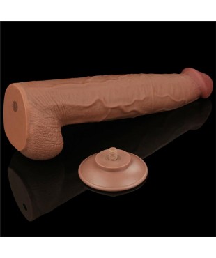 Dildo Dual Density Piel Deslizante Retractil 135 Dildo Dual Density Piel Deslizante Retractil 135