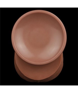 Dildo Dual Density Piel Deslizante Retractil 12
