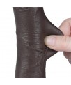 Dildo Dual Layer Piel Deslizante Retractil 75