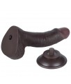 Dildo Dual Layer Piel Deslizante Retractil 75